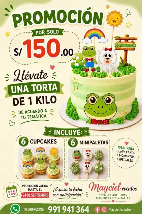 Promoción de tortas 🙌🏻
