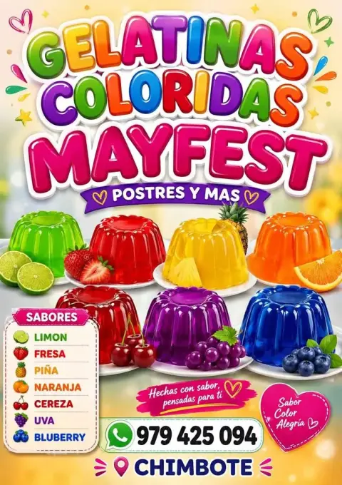 Gelatinas temáticas