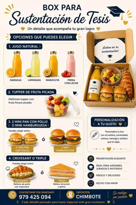 Box para sustentación de tesis