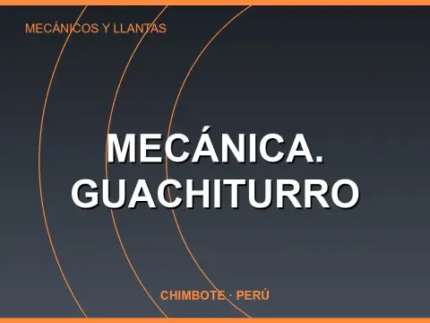 Mecánica. Guachiturro