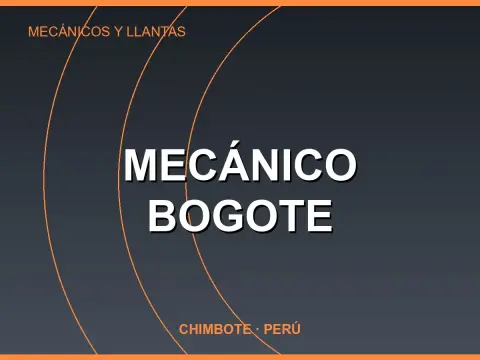 Mecánico BOGOTE