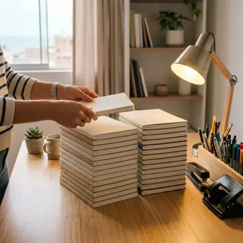 Artículos de Oficina - Set de 20 Cuadernos y Lapiceros