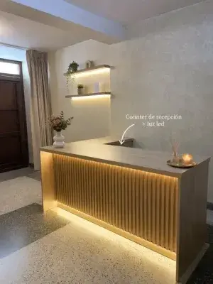 Módulo de recepción con luz LED