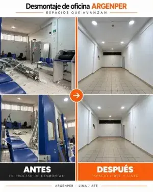 Montaje y desmontaje de oficinas