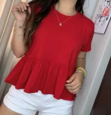 Blusa Básico Ambar roja