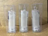 Vela LED con base de 18 centímetros — recuerdo para bodas y 15 años