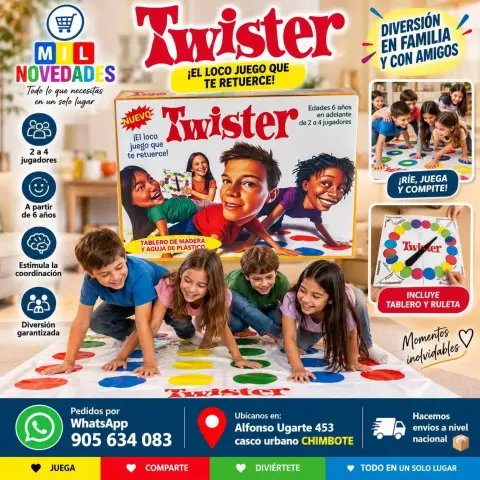 Juegos de mesa: Monopoly y Twister