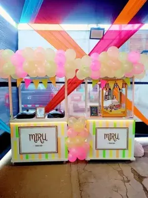 Carritos de snack bar personalizados para tu fiesta
