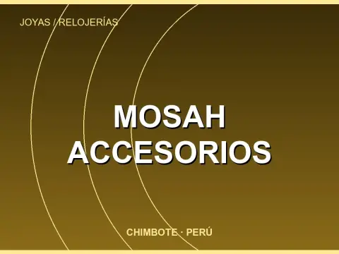 MOSAH Accesorios