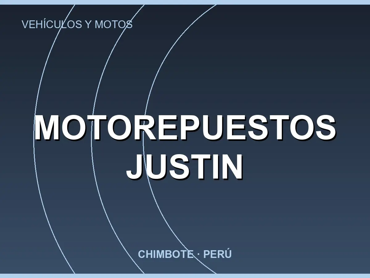 Abrir tarjeta de Motorepuestos Justin