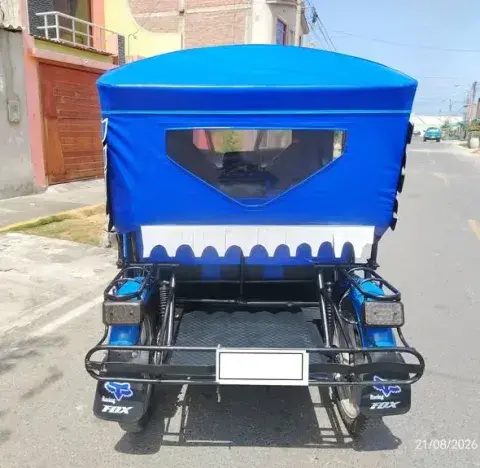 Mototaxi 9/10 - tolva trasera con baranda