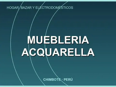 muebleria acquarella