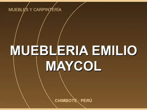 Muebleria Emilio Maycol