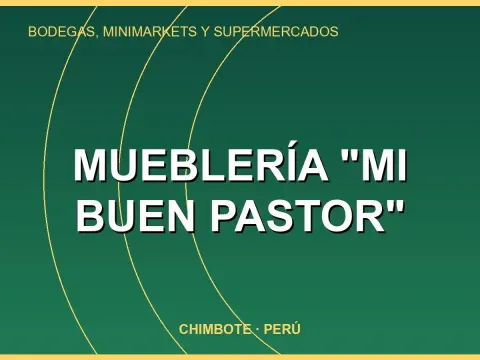 Mueblería "mi buen pastor"