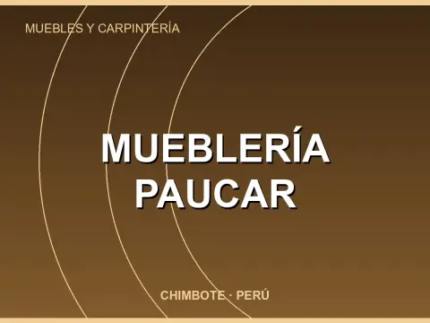 Mueblería paucar