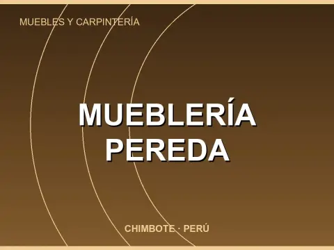 Mueblería pereda