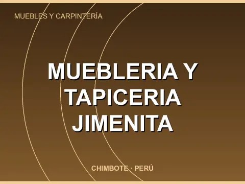 Muebleria y tapiceria jimenita
