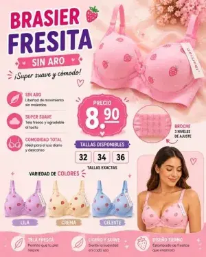 Brasier Fresita sin aro