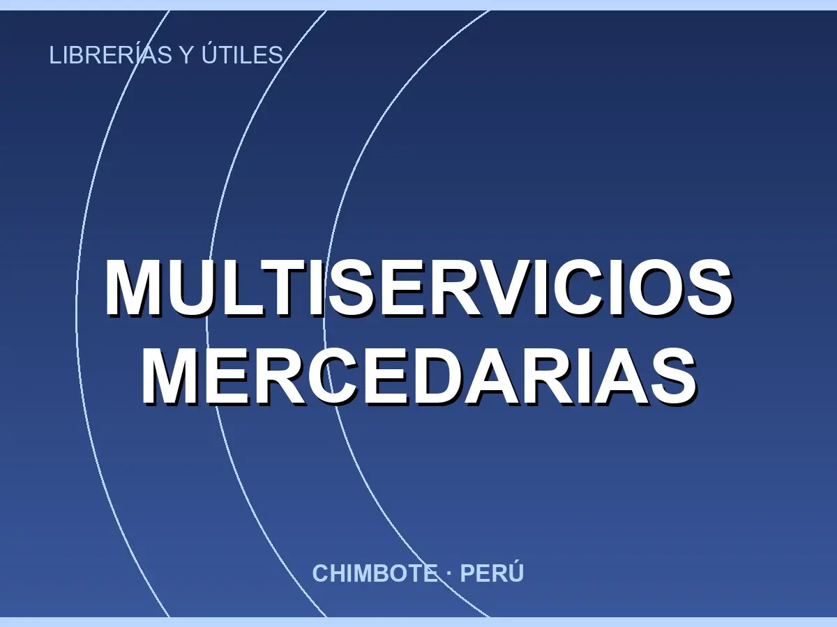 Abrir tarjeta de Multiservicios Mercedarias