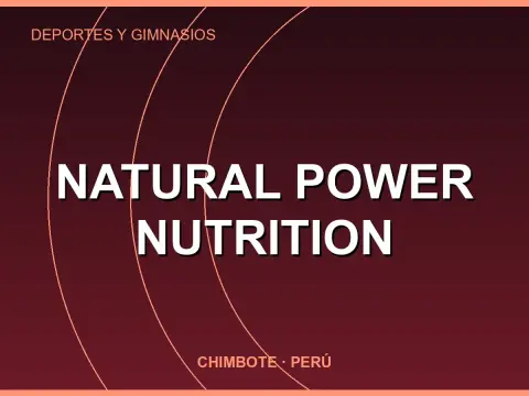 Natural Power Nutrition