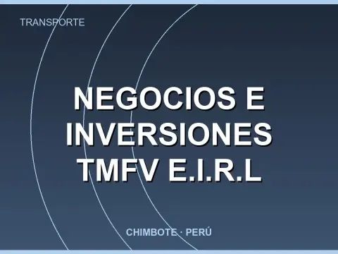 Negocios e Inversiones TMFV E.I.R.L