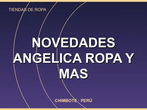 Novedades ANGELICA ROPA Y MAS