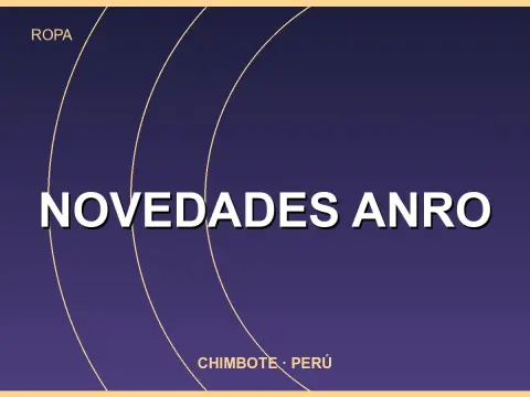 Novedades Anro