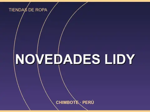 Novedades Lidy