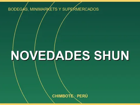 Novedades Shun