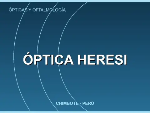 Óptica Heresi