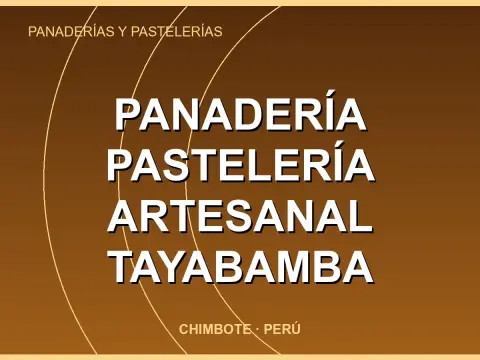 Panadería pastelería artesanal TAYABAMBA