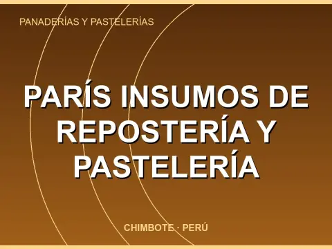 París Insumos De Repostería Y Pastelería
