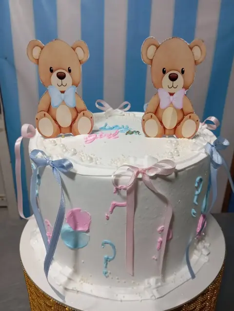 Torta temática de circo con payasitos
