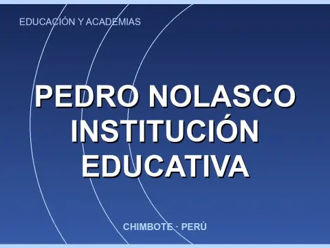 Pedro Nolasco institución educativa