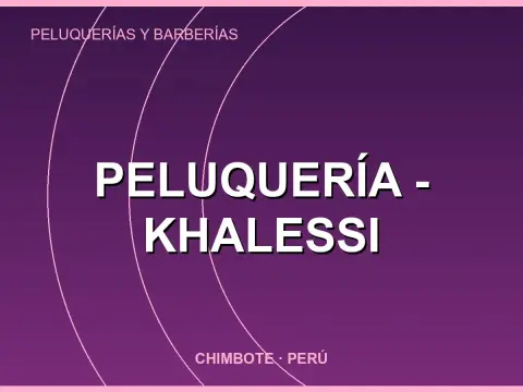 Peluquería - Khalessi