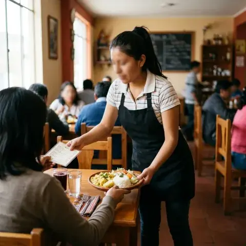 Atención al cliente en cevichería