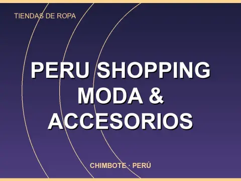 Peru Shopping Moda & Accesorios