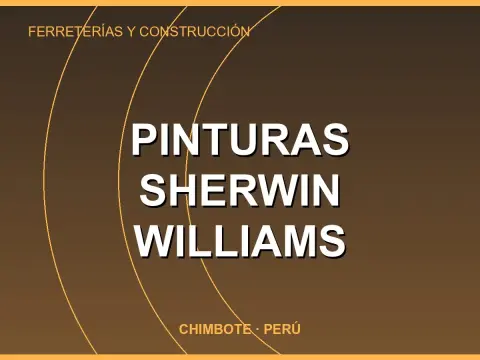 Pinturas Sherwin Williams