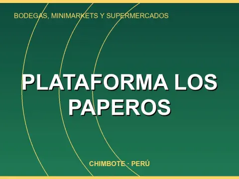 PLATAFORMA LOS PAPEROS