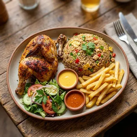 Combo Mostro (1/4 Pollo + Chaufa)