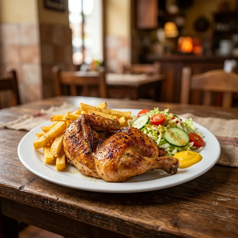 1/2 Pollo a la Brasa
