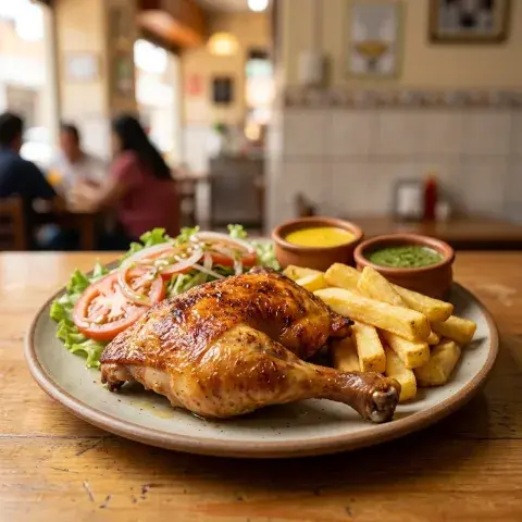 1/4 de Pollo a la Brasa
