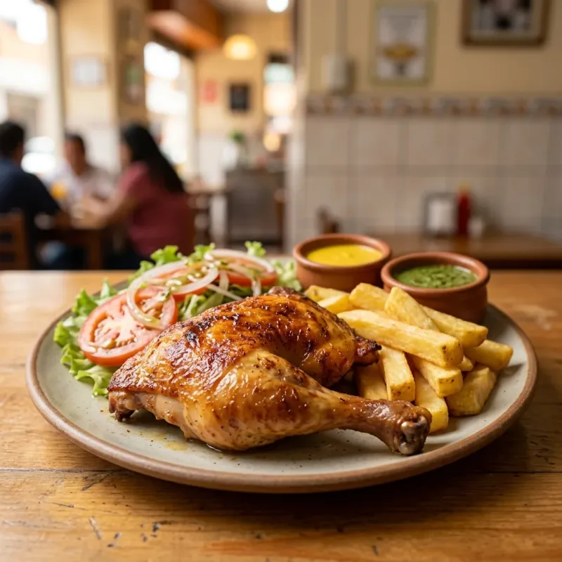 1/4 de Pollo a la Brasa