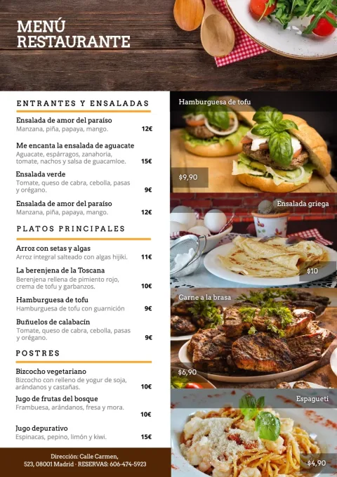 Menú ejecutivo de chifa (entrada, fondo y refresco)