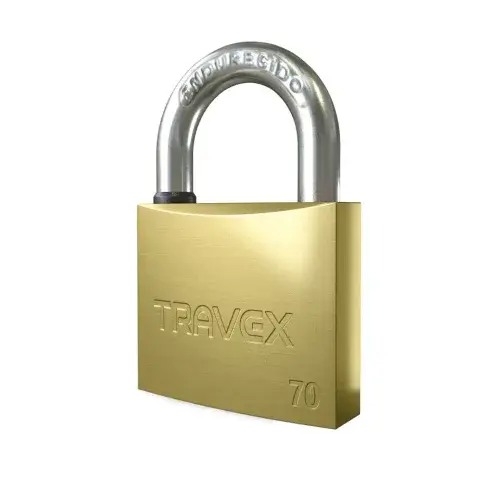 Candado de seguridad de latón 50mm con 3 llaves