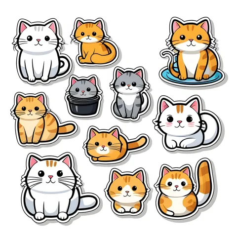Elaboración de stickers troquelados en vinil autoadherible resistente al agua y sol
