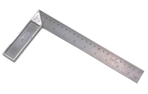Escuadra de carpintero de aluminio 30cm