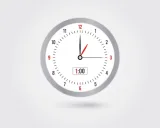Reloj de pulsera para caballero con correa de cuero genuino y movimiento de cuarzo