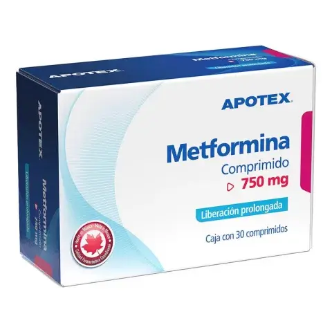 Metformina 850mg tabletas caja x 30 unidades