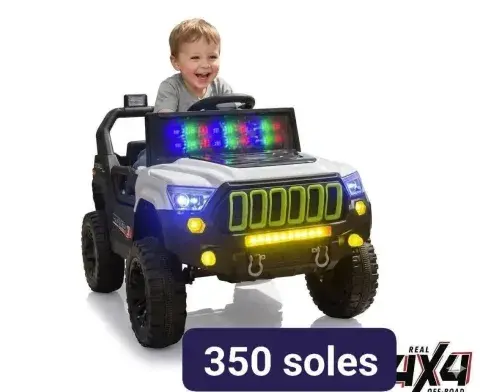 Jeep Real 4x4 Off-Road con pantalla LED